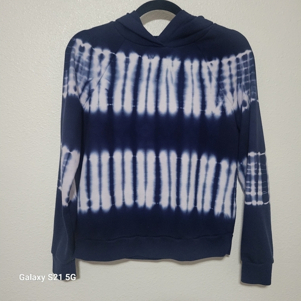 Madewell hoodie sweatshirt material size xs tiedye